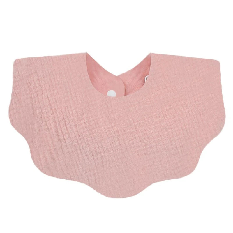 Cotton Baby Bandana Bib 5-Pack — Soft, Absorbent, Snap Closure
