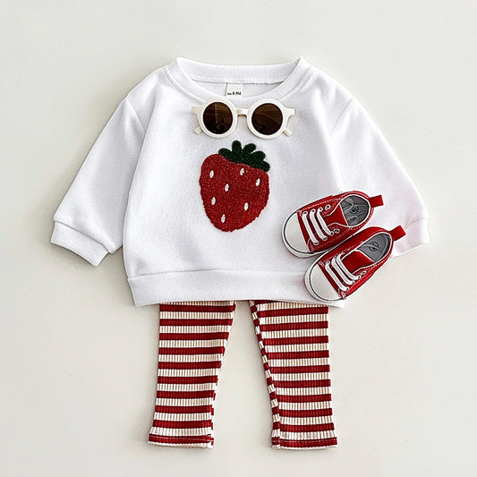 Baby Fruit Embroidered Set