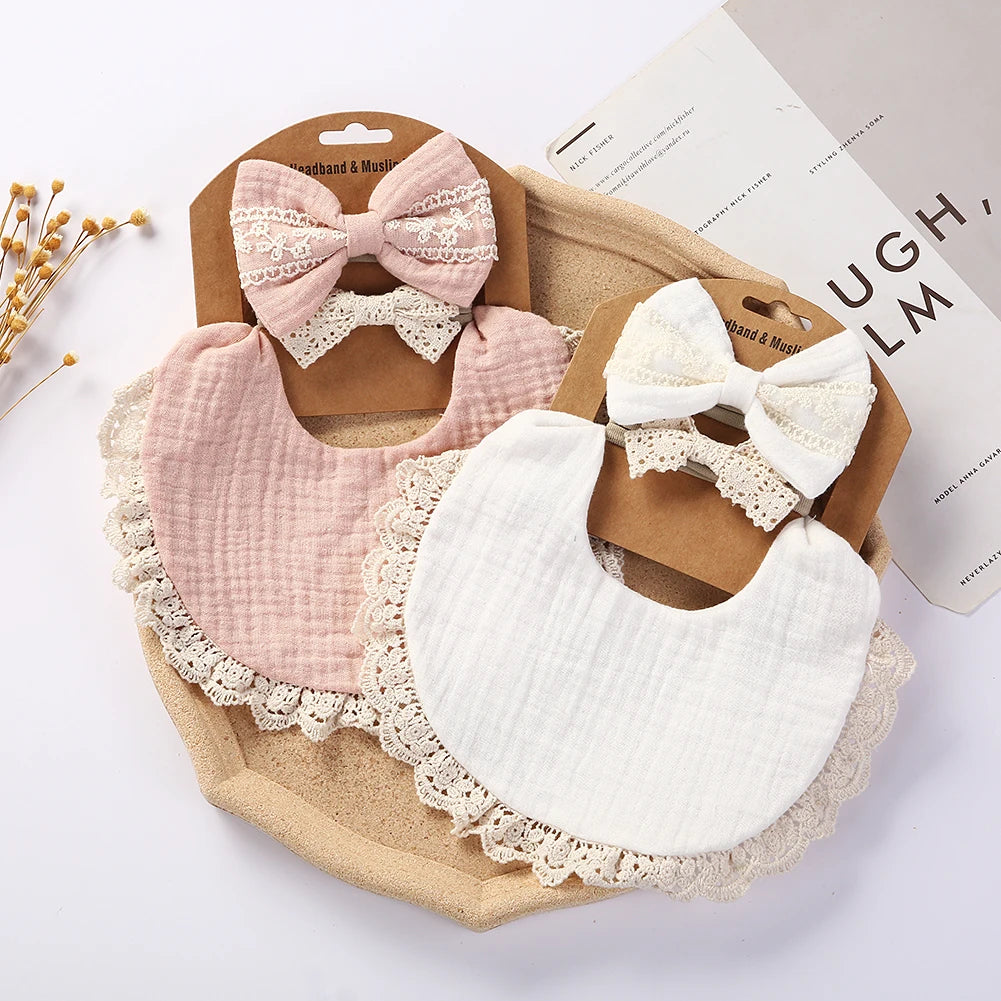 Baby Cotton Bib Set