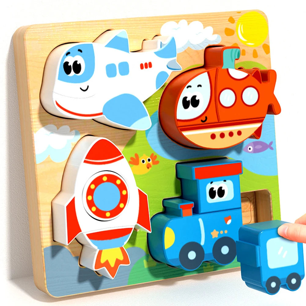 Wooden ABC Puzzle Board