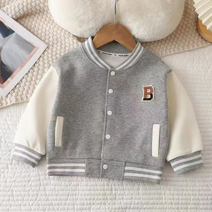 Boys Baseball Jacket Outerwear