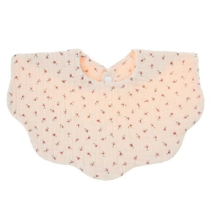 Cotton Baby Bandana Bib 5-Pack — Soft, Absorbent, Snap Closure
