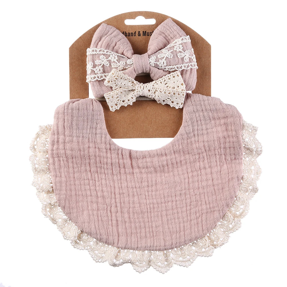 Baby Cotton Bib Set