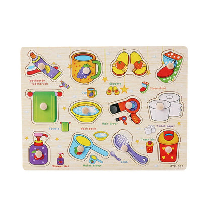 Wooden ABC Puzzle Board