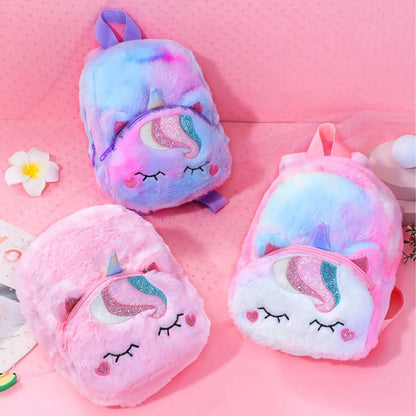 Plush Unicorn Backpack
