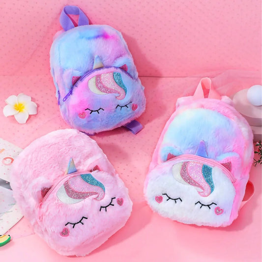 Plush Unicorn Backpack