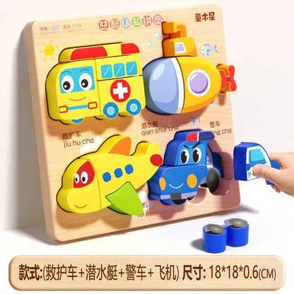 Wooden ABC Puzzle Board