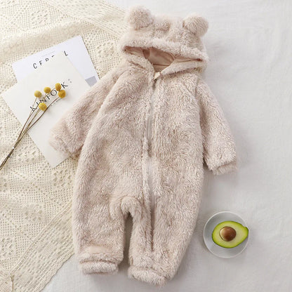 Fleece Baby Onesie Footed Pajamas