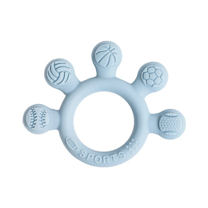 Silicone Teether Ring for 0-12 Months