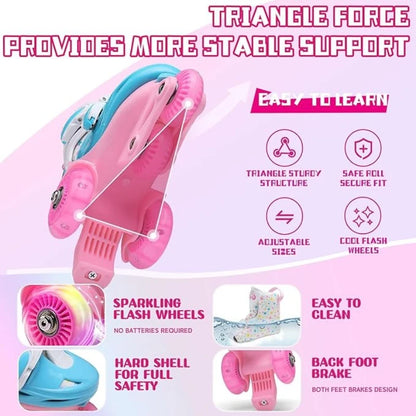 Flash Double Row Roller Skates