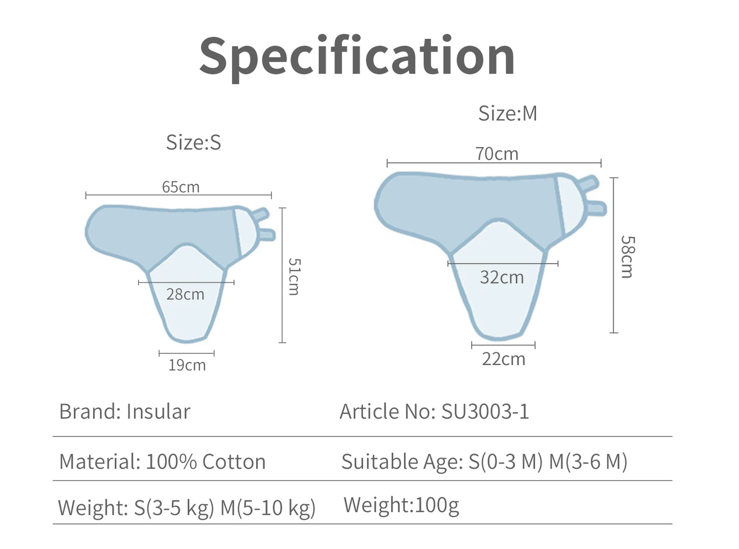 Cotton Newborn Sleep Sack