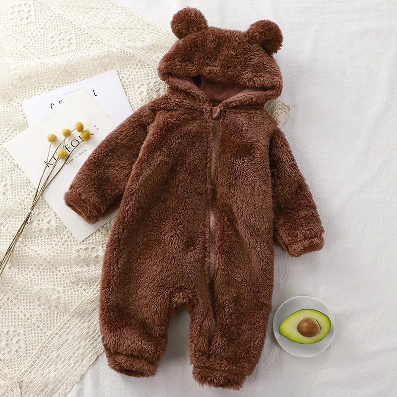 Fleece Baby Onesie Footed Pajamas