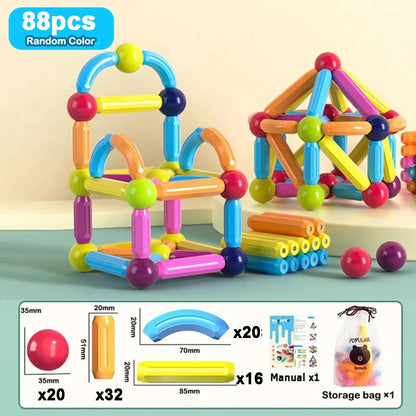 Magnetic Building Blocks Set