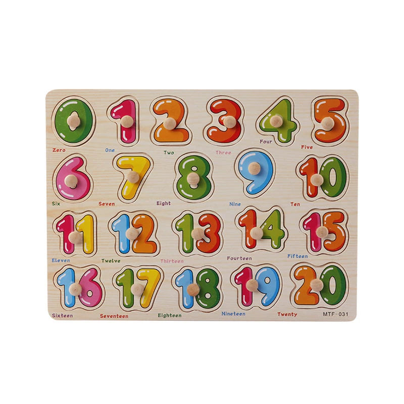Wooden ABC Puzzle Board