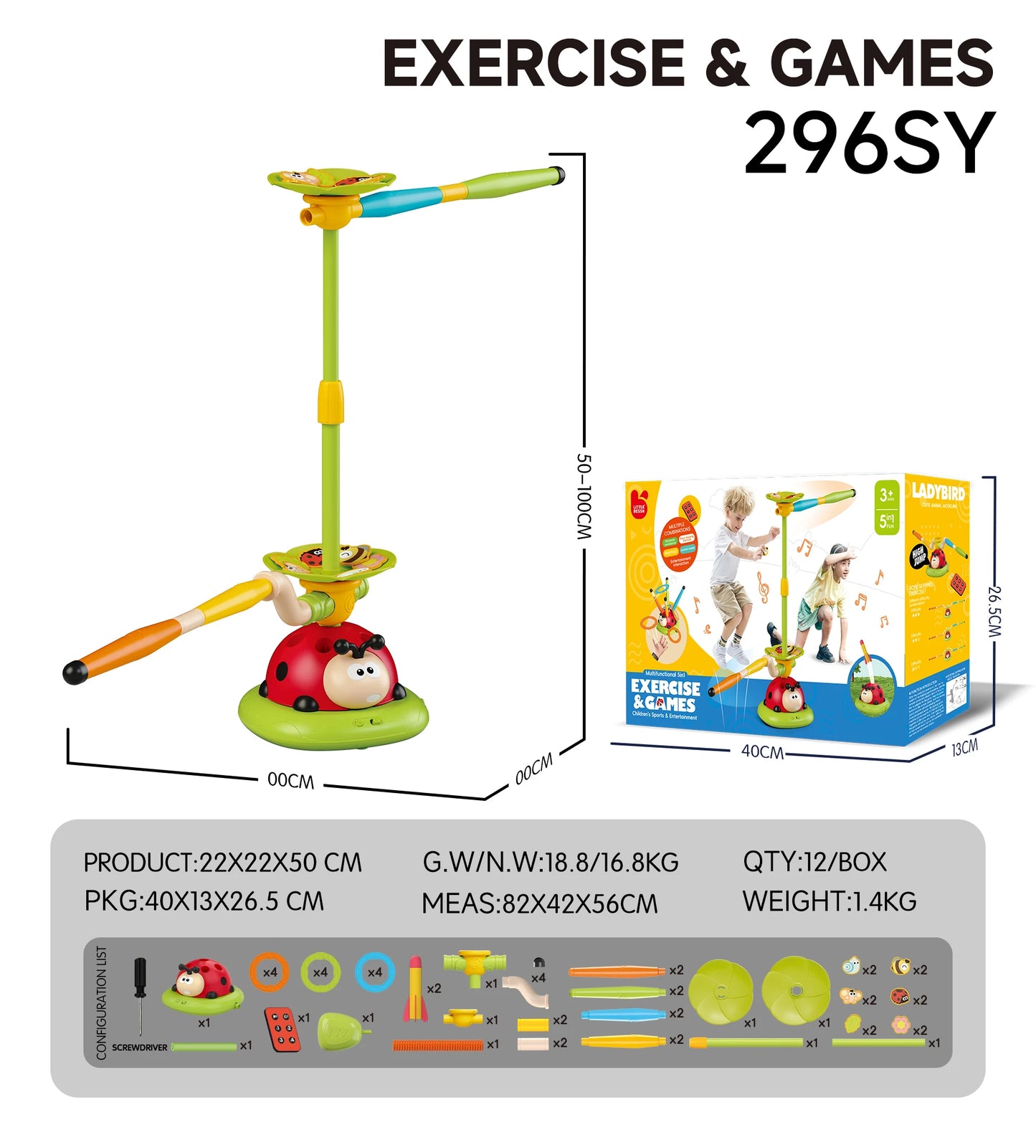 Ladybug 5-in-1 Toy