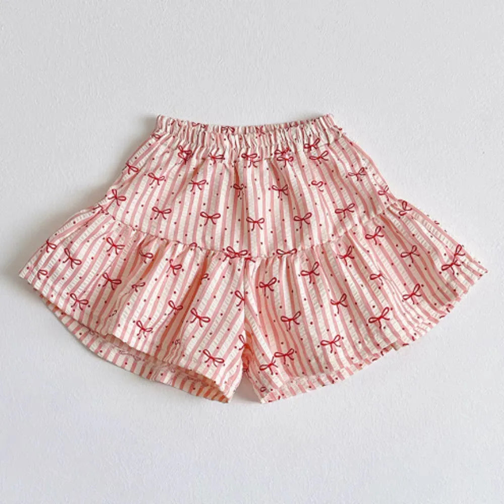 Toddler Girls Plaid Summer Shorts