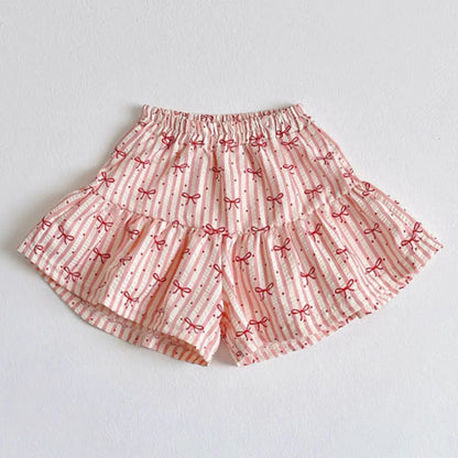 Toddler Girls Plaid Summer Shorts