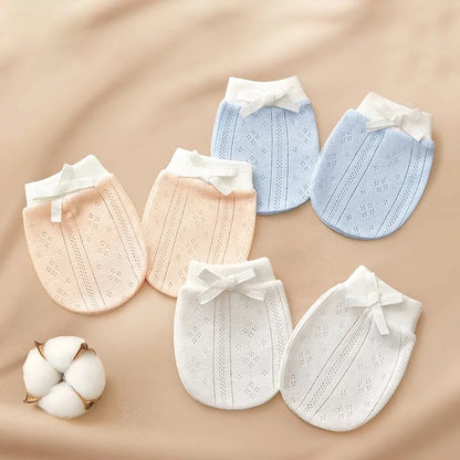 Cotton Newborn Scratch-Proof Gloves
