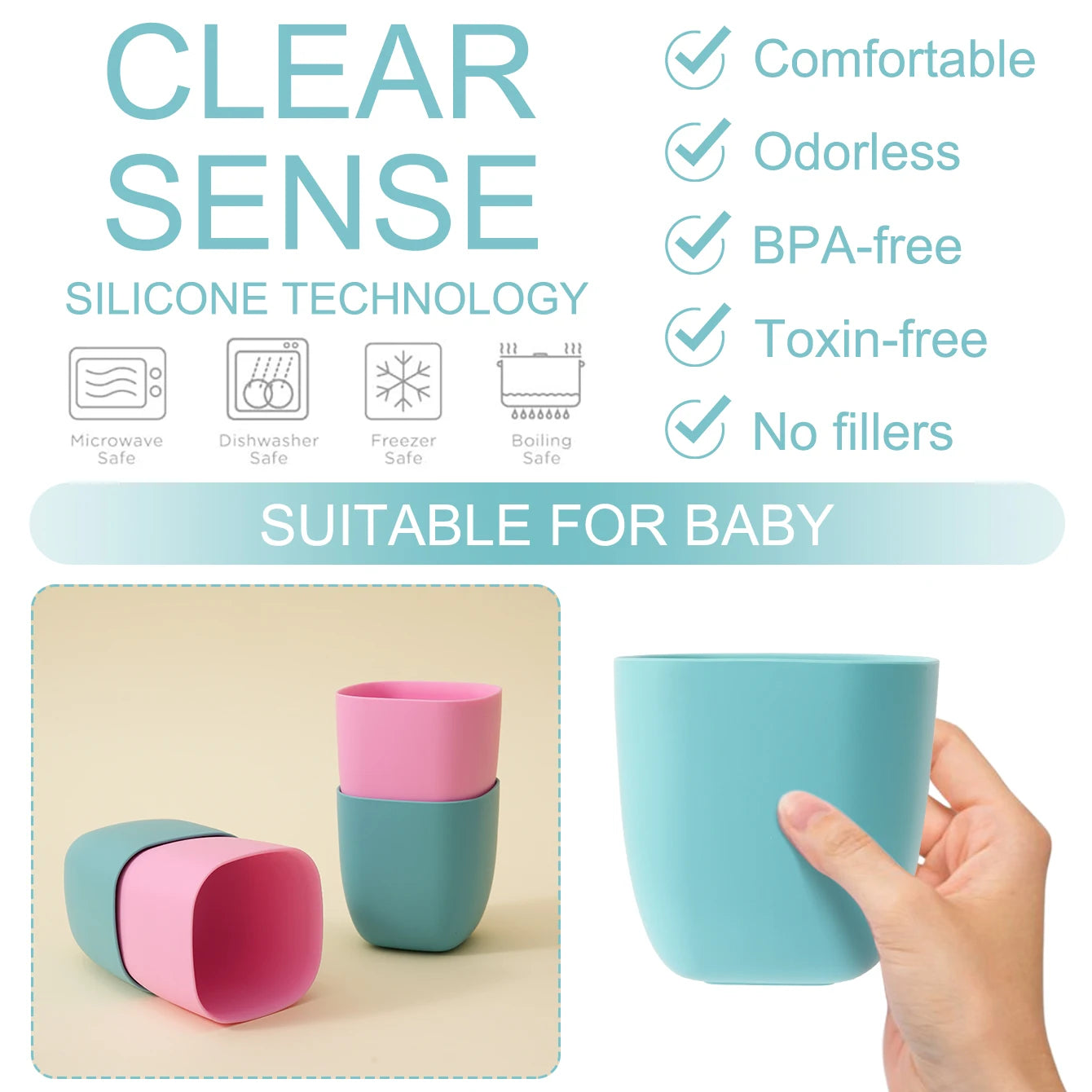 Silicone Toddler Training Cup