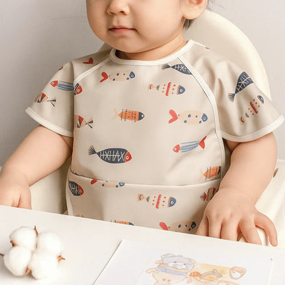 Soft Waterproof Feeding Apron Bib