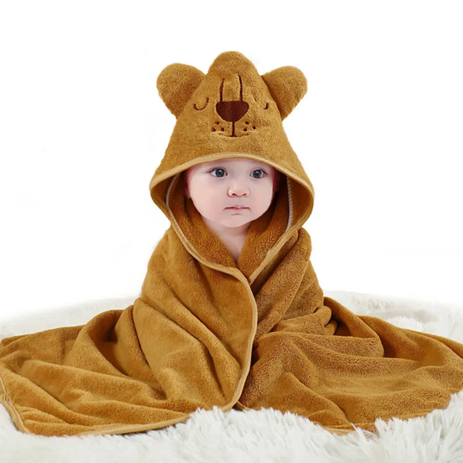 Newborn Bath Towel & Swaddle Blanket