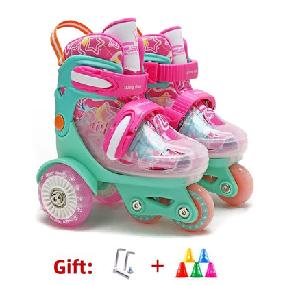 Flash Double Row Roller Skates