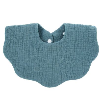 Cotton Baby Bandana Bib 5-Pack — Soft, Absorbent, Snap Closure