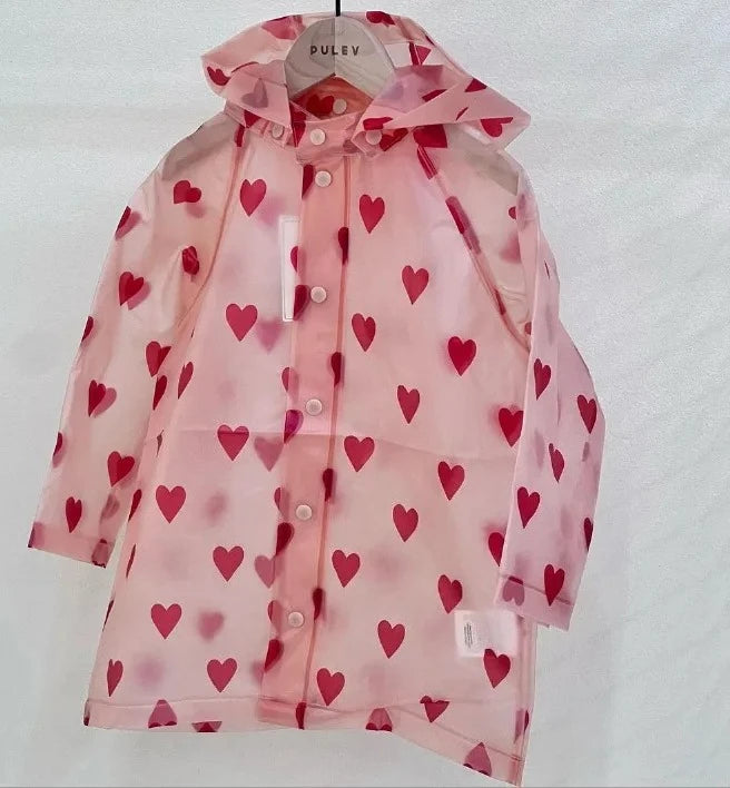 Kids Waterproof Raincoat — Lightweight Hooded Rain Jacket for Boys & Girls