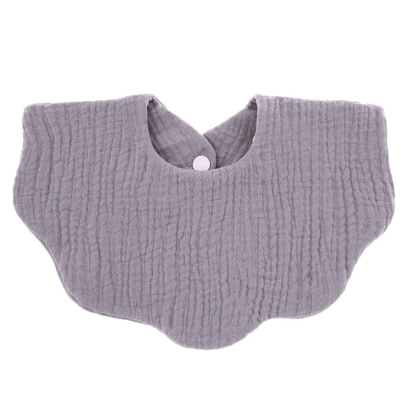 Cotton Baby Bandana Bib 5-Pack — Soft, Absorbent, Snap Closure