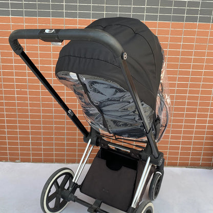 Universal Stroller Rain Cover - Windproof Transparent EVA Shield