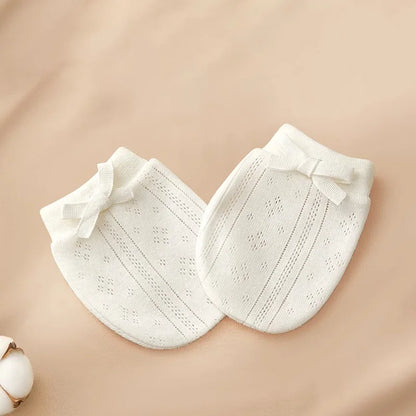 Cotton Newborn Scratch-Proof Gloves