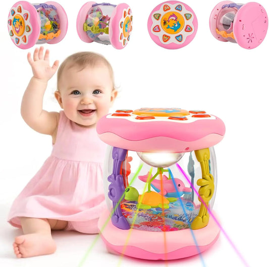 Interactive Music Light Roller Toy