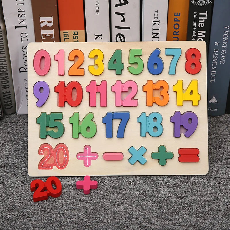 Wooden ABC Puzzle Board