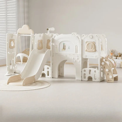 Kids Indoor Slide & Swing Set