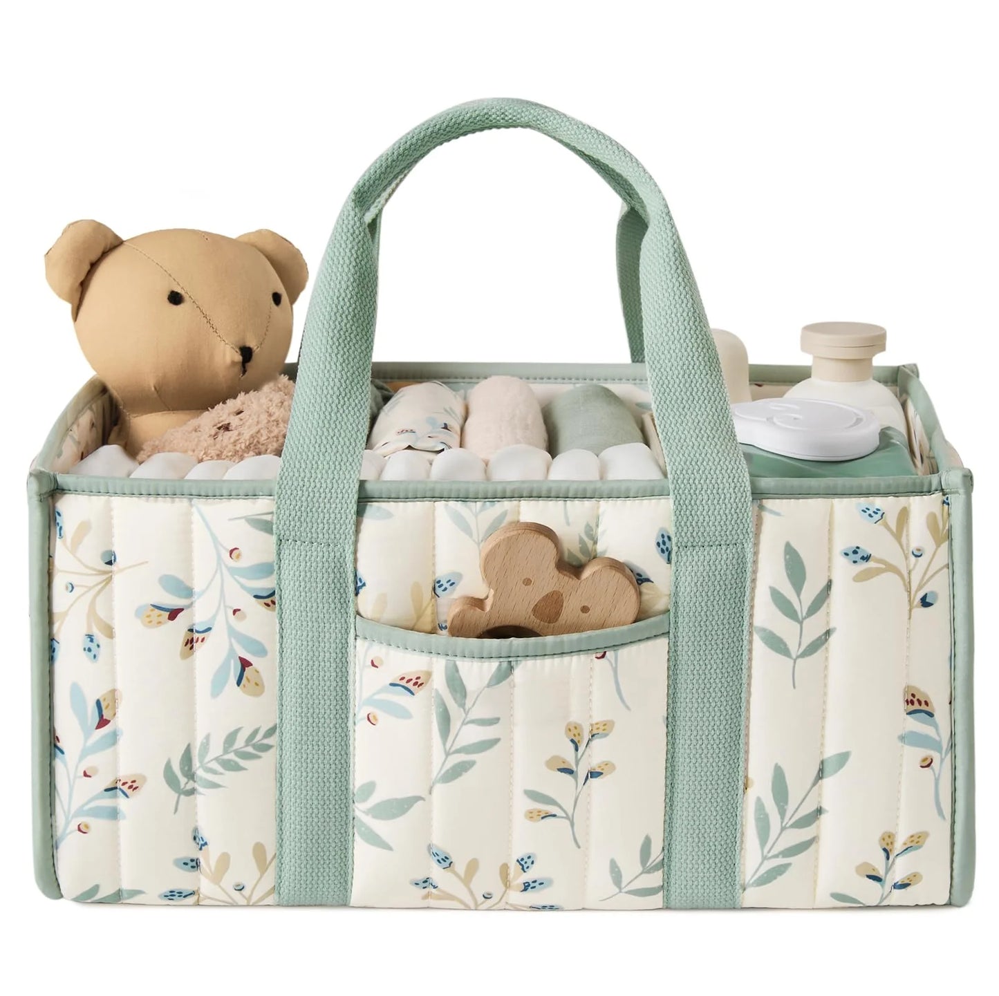Floral Diaper Caddy Organizer