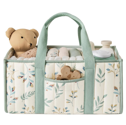 Floral Diaper Caddy Organizer
