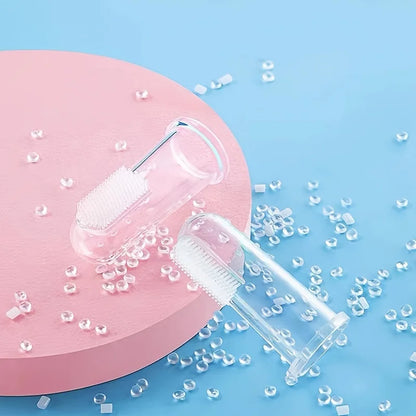 2PCS Silicone Baby Finger Toothbrush