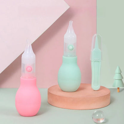 2PCS Baby Silicone Nasal Aspirator Set