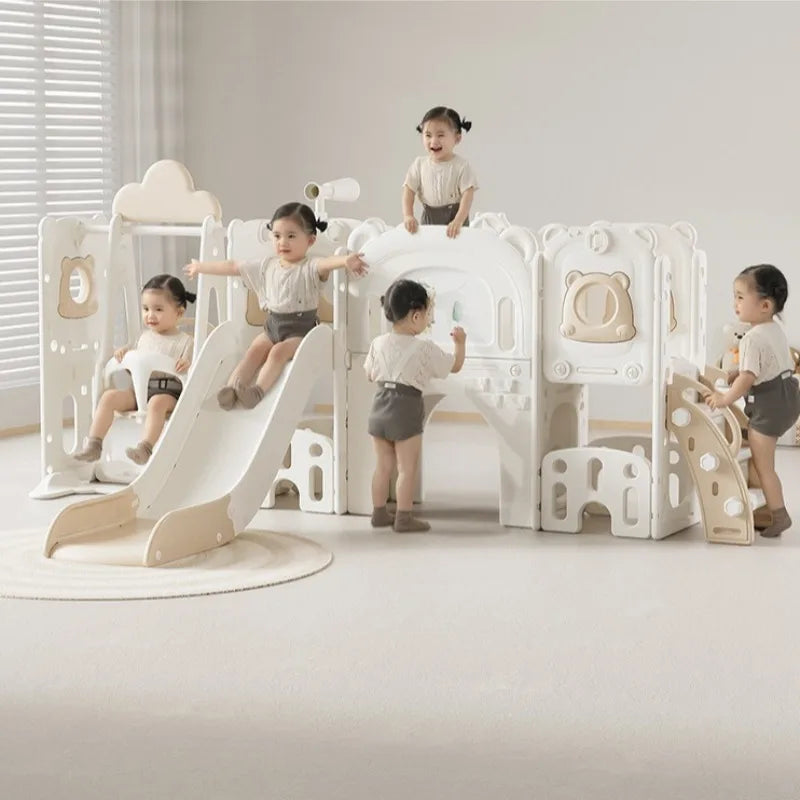 Kids Indoor Slide & Swing Set