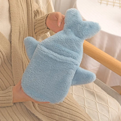 Plush Shark Hand Warmer Bottle