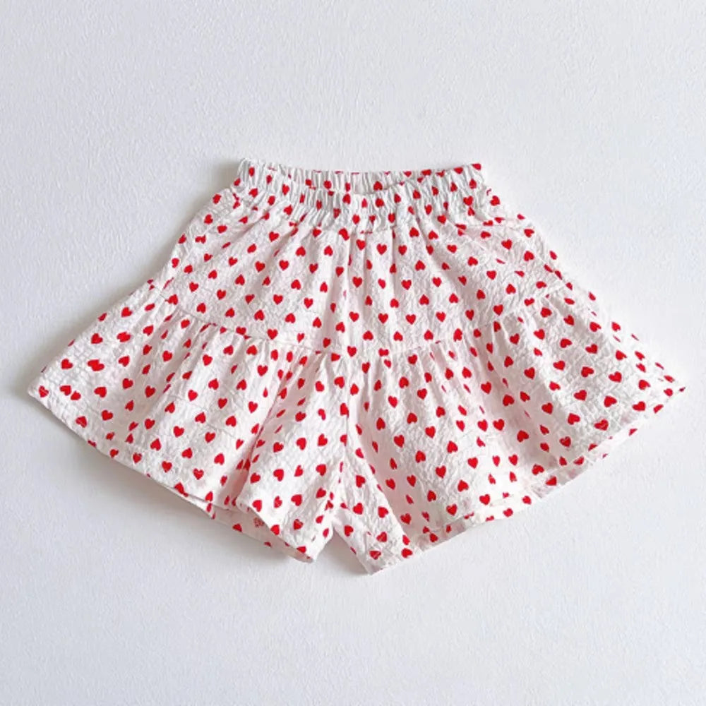 Toddler Girls Plaid Summer Shorts