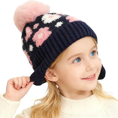 Kids Winter Hat with Detachable Earflaps