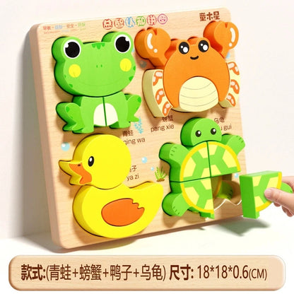 Wooden ABC Puzzle Board