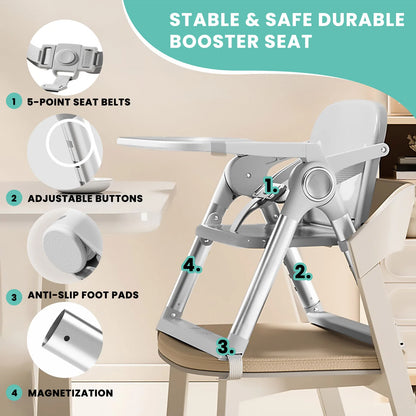 Folding Baby Booster High Chair
