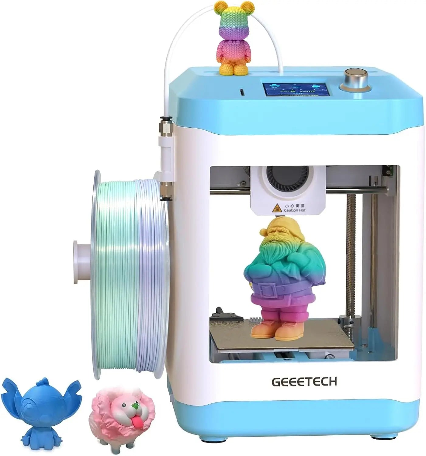 Geeetech M1S Kids 3D Printer — WiFi + Auto-Leveling, Ready Out of the Box
