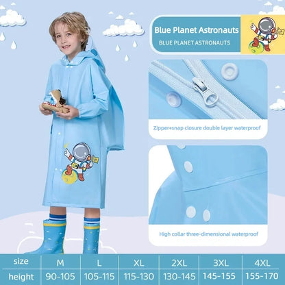 Kids Waterproof Raincoat Poncho