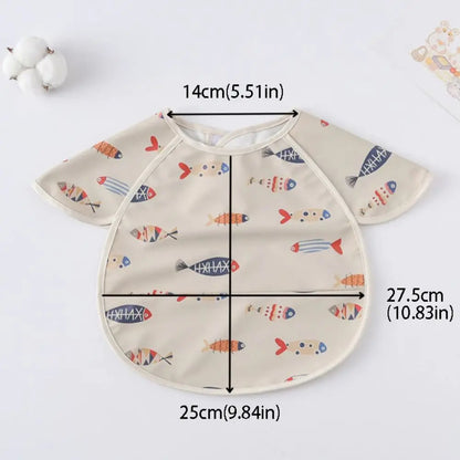 Soft Waterproof Feeding Apron Bib