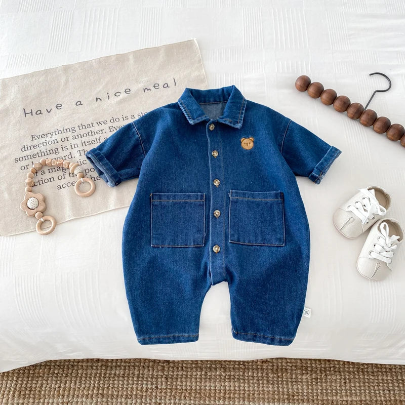 Baby Denim Romper