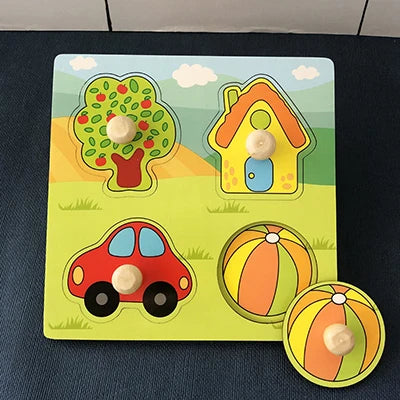Wooden ABC Puzzle Board