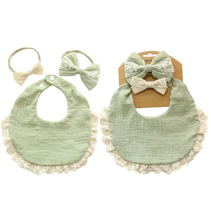 Baby Cotton Bib Set